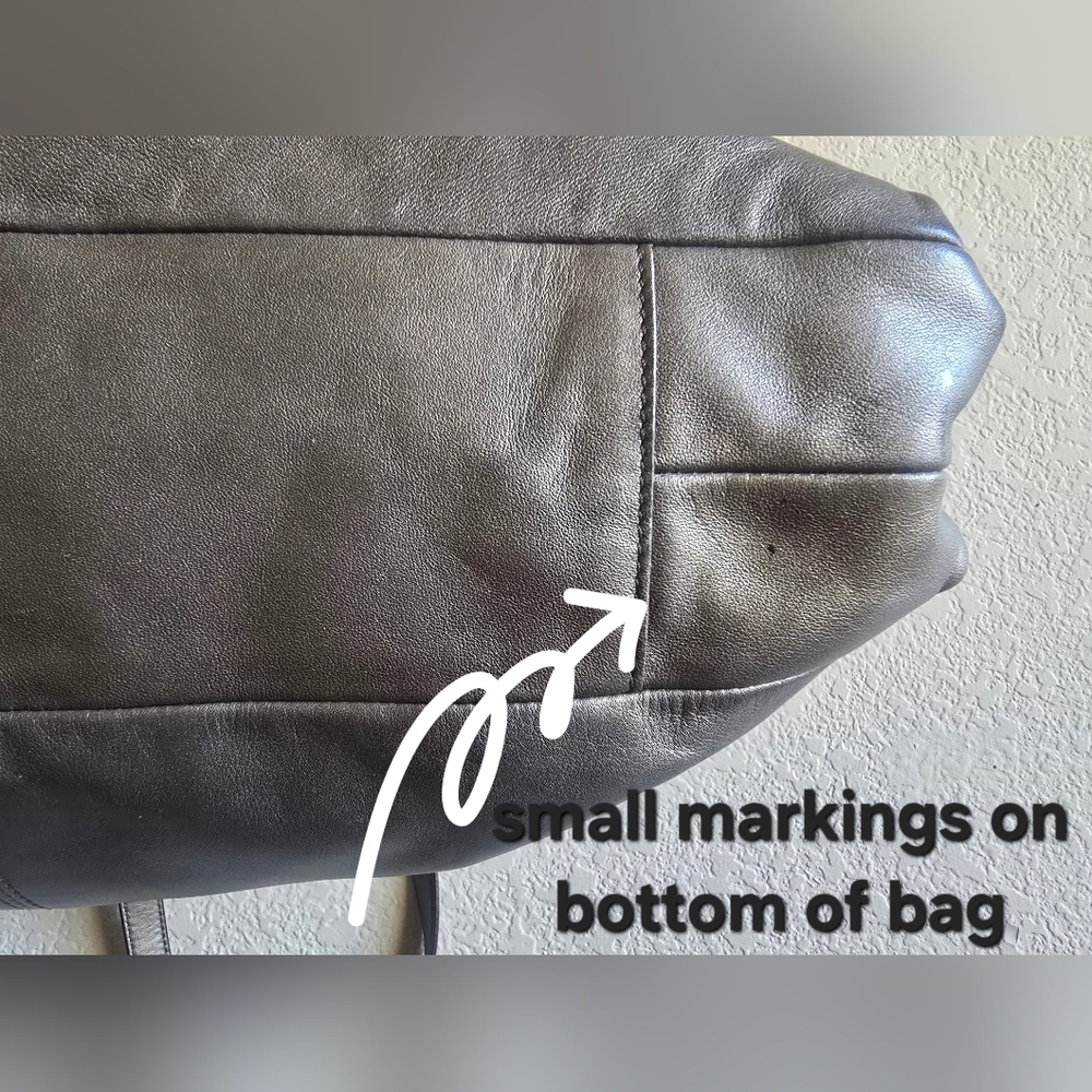 Coach Gold Leather Ashley Shoulder Bag - Picture 3 of 7